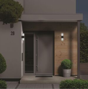 Galata Çiftli Kafesli Aplik Bahçe Lambası Zita Bahçe Aydınlatması 220V E27 IP54 (UG-ZT-0274K)