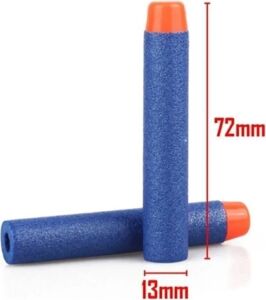 NZM-666 1 Poşette 12 Li Sünger Mermi - 1 Poşet Fiyatıdır
