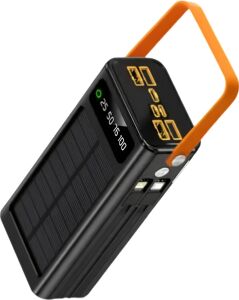 Güneş Enerjili Hızlı Şarj Powerbank Taşınabilir Yüksek Kapasiteli 80.000