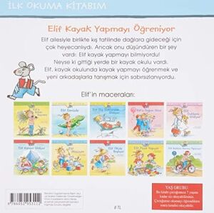 Ilk Okuma Kitabım Elif Kayak Yapmayı Öğreniyor