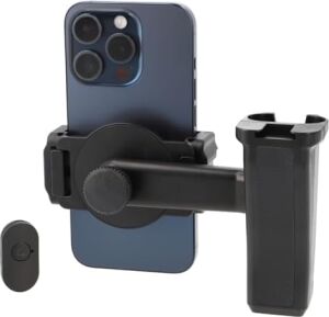 Manyetik Vlogging El Gribi | Bluetooth Uzaktan Kumandalı Telefon Tutucu | Tripod ve Cold Shoe Uyumlu