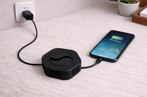 Taşınabilir Kablo Düzenleyici, Otomatik Sarma Aparatı, USB Şarj Kablosu Toplayıcı, Seyahat Için Kablo Organizer (Siyah)