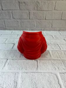 Dekoratif Kırmızı Hoodie Kalemlik 10X10 cm