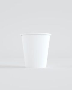 8 Oz Single Beyaz Karton Bardak 25’li