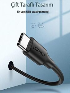 3.0 A Usb-A & Usb-C Şarj ve Data Kablosu, 25 Santimetre, 60119