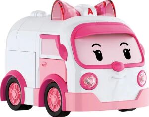 Polı MRT-687 Robocar Poli Büyük Transforming Robot Amber Sesli ve Işıklı