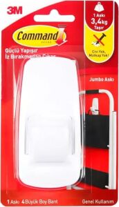 3m 17004 Command Büyük Boy Jumbo Askı Beyaz