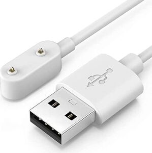 Watch Fit 2 ile Uyumlu Akıllı Saat Için Manyetik USB Şarj Kablosu  Watch Fit 2 ile Uyumlu Kablo Beyaz