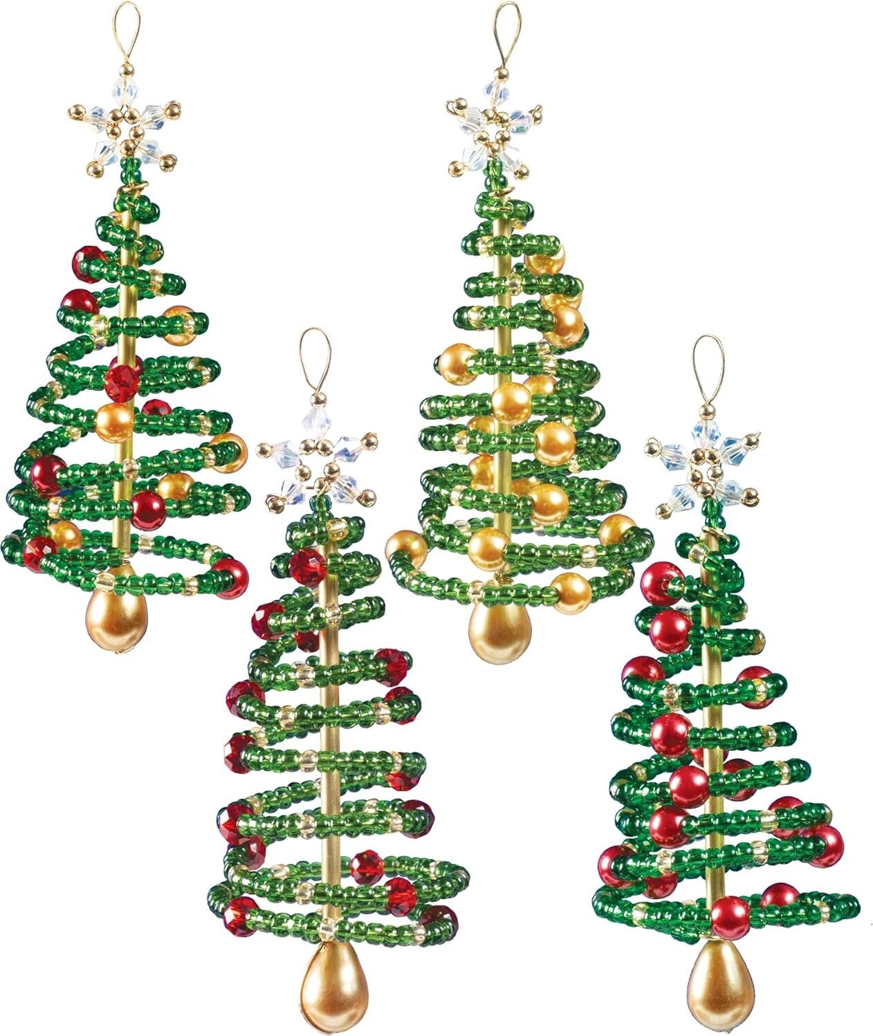 Solıd Oak Boncuklu Süs Kiti, Noel Ağacı 4 Yapar