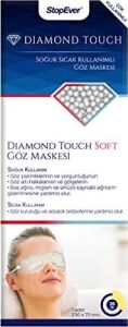 Stopever Diamond Touch Göz Maskesi | Soğuk & Sıcak Kullanıma Uygun | Migren, Sinüzit, Arpacık ve Göz Yorgunluğu Için Rahatlatıcı Etki