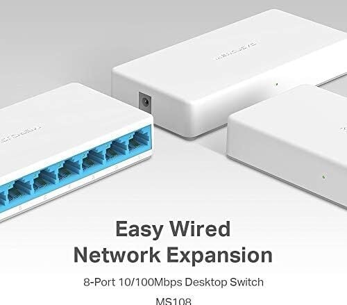 MS108, 8-Port 10/100MBPS Desktop Switch