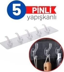 Xenoty 5 Pinli Yapışkanlı 90D Tüm Alanlarda Askı