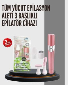 Evde Kolay Epilasyon Için Taşınabilir Tüy Alma Cihazı