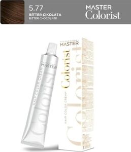 Professional Tüp Saç Boyası Boya 60 ml 5.77 Bitter Çikolata