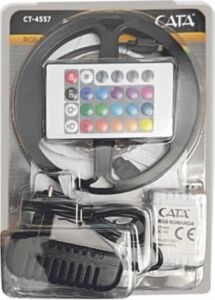 1 Adet Cata Ct 4557 Rgb Şerit LED Set 5 mt Rgb LED 3 Renk+Trafo+ Kumanda