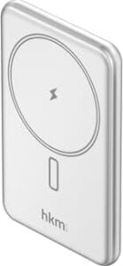 Mag Lıte Wireless 5.000 Mah 20W Magsafe Uyumlu Manyetik Kablosuz Powerbank, Ultra Ince, Gümüş Renk