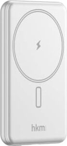 Mag Lıte Wireless 5.000 Mah 20W Magsafe Uyumlu Manyetik Kablosuz Powerbank, Ultra Ince, Gümüş Renk