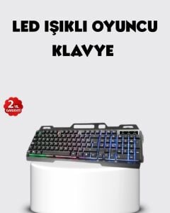 Rgb Aydınlatmalı Klavye Mouse Seti – USB Bağlantılı, Türkçe Q, Ayarlanabilir Dpı, Ergonomik Yapı