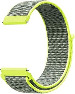 Watch Gt2 46MM Için Hasırlı Kordon Woven Sport Loop Sarı [watch Gt2 46MM ile Uyumlu Kordon - Sarı]