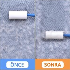 Sogud Tüy Toplayıcı Set 7 Rulo + 1 Sap – Toplam 420 Yaprak – Kedi Köpek Tüyü ve Toz Temizleyici – Giyim, Koltuk, Halı ve Araç Koltuğu Için Güçlü Yapışkanlı Ekonomik Paket