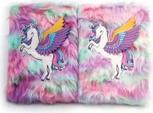Unicorn Tasarımlı Peluş Hatıra Defteri