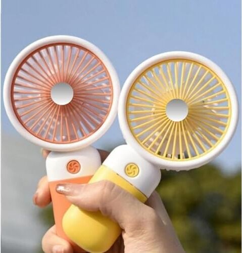 Mini Fan Masaüstü Taşınabilir Telefon Stantlı Vantilatör 2 Özellik Bir Arada Taşınabilir Masaüstü Vantilatör Yüksek Hızlı Asorti Renk 1 Adet