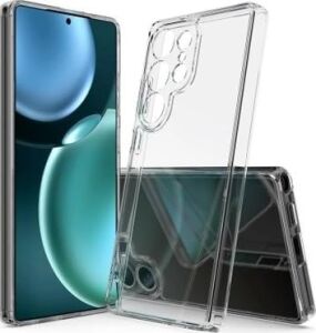 ile Uyumlu Tam Korumalı Telefonunuzun Görünmesini Sağlayıp Telefonunuzun Kendi Güzelliğini Ön Plana Çıkaran Şarj Bölümü Tıpalı Koruma Sağlayan Şeffaf Silikon Telefon Kılıfı (S25 Ultra)