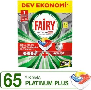 Platinum Plus Bulaşık Makinesi Deterjanı Kapsülü/tableti 65 Yıkama