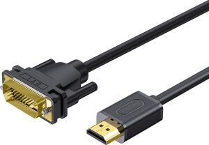 DVI 24+1 To HDMI 2k Dönüştürücü Monitör Kablosu 1 Metre