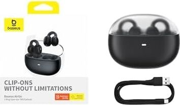 Airgo 1 Ring Open-Ear Tws Kulaklık, Siyah