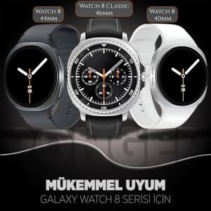 ile Uyumlu Mountain Loop Kordon Galaxy Watch 8 44MM/40MM/CLASSIC 46MM  Için 1.sınıf Dokuma Kumaş Metalik Bağlantılı Galaxy Watch 8 44MM Kordon Premium Yumuşaklıkta Kayış