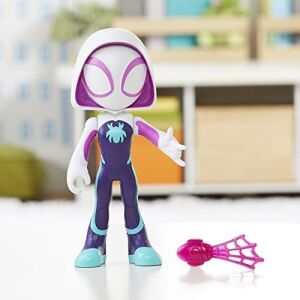 Spidey And His Amazing Süper Büyük 22,5 cm Ghost-Spider Aksiyon Figürü, 3 Yaşından Büyük Erkek ve Kız Çocukları Için Süper Kahraman Oyuncağı