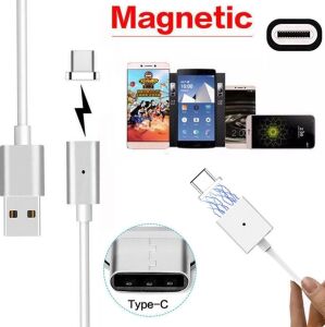 Lightning Micro USB Type C Mıknatıslı Şarj Kablosu