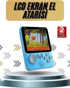 3.5 Inç Mini Atari Taşınabilir Oyun Konsolu 666 Adet Retro Oyun