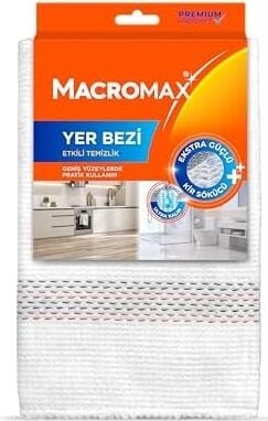 Yer Bezi, Ekstra Güçlü Kir Sökücü, Geniş Yüzeyler Için Yüksek Emici Paspas Bezi