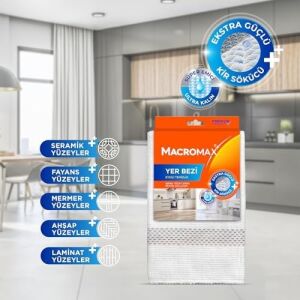 Yer Bezi, Ekstra Güçlü Kir Sökücü, Geniş Yüzeyler Için Yüksek Emici Paspas Bezi
