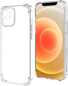 Apple  iPhone 12 ile Uyumlu ile Uyumlu Kapak Kamera Korumalı Şeffaf Airbag Antishock Silikon Kılıf Şeffaf