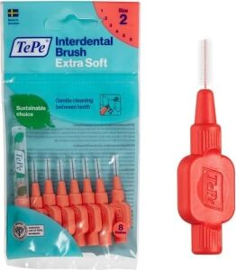 Interdental Brush Extra x Soft Arayüz Fırçası Kırmızı 0.5 mm 8 Li