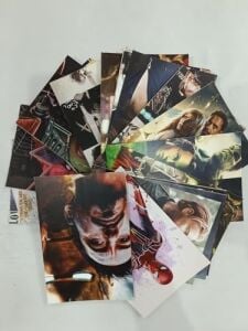 Marvel Avengers Estetik Duvar Kolaj Seti - 50 Adet Süper Kahraman ve Sinema Temalı Fotoğraf Kartları, Erkek ve Genç Odası Duvar Dekoru, Retro Film Poster Paketi (10X15 Cm)