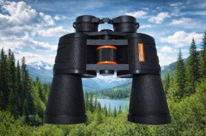 Aksu Hasuba Dürbün 300X300 168FT 1000YDS Coated Optic Cantalı Siyah (1AD)