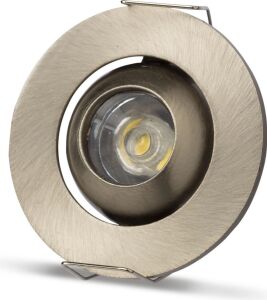 1 Adet Noas YL94 0101 Satin Kasa 1W LED Spot 6500K Beyaz Işık