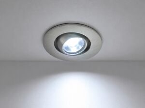 1 Adet Noas YL94 0101 Satin Kasa 1W LED Spot 6500K Beyaz Işık