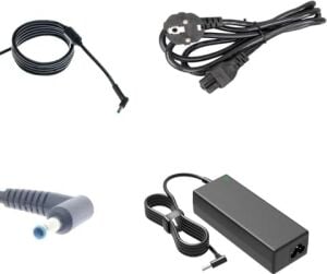 Notebook Adaptör - Mavi Uç Ince Pinli - 4.5 × 3.0mm - HSN-102C-5, HSN-I04C, HSN-I36C-5, HSN-Q03C, HSN-Q04C, HSN-Q05C, HSN-Q06C, HSN-Q07C, HSN-Q08C, HSN-Q27C Muadili ile Uyumlu PRS-024