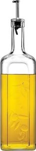 Metal Tıpalı Yağlık & Sirkelik, Şeffaf, 1 Litre