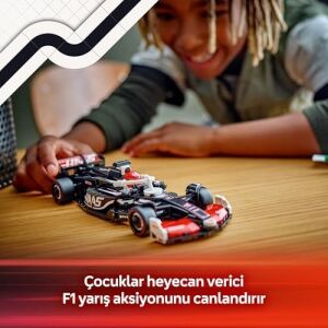 Moneygram Haas F1 Vf-24 Yarış Arabası 77250 – 10 Yaş ve Üzeri Kız ve Erkek Çocukları ile Motorseverler Için Sürücü Minifigür Içeren Yapım ve Sergileme Seti (263 Parça)