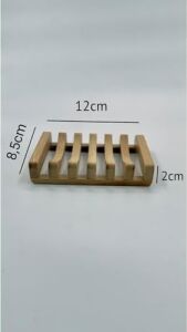 Bambu Sabun Standı, Bambu Sabunluk, Bambu Sabun Kutusu Bej