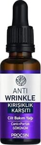 Kırışıklık Karşıtı Cilt Bakım Yağı 20 ml 1 Paket (1 x 1 Adet)