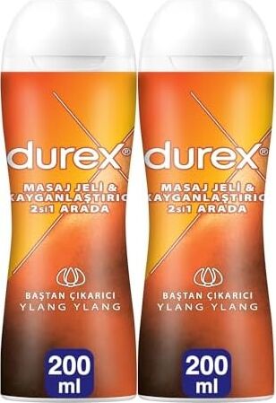 Ylang Ylang 2'si 1 Arada Kayganlaştırıcı & Masaj Jeli (2 x 200 Ml)