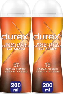 Ylang Ylang 2'si 1 Arada Kayganlaştırıcı & Masaj Jeli (2 x 200 Ml)
