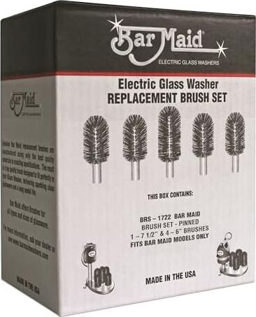 Bar Maid BRS-1722 Fırça Seti - Elektrikli Cam Yedek Fırça